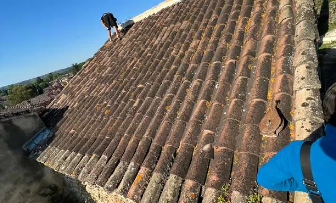Travaux de couverture, Les Baux-de-Provence, Destrich Toiture