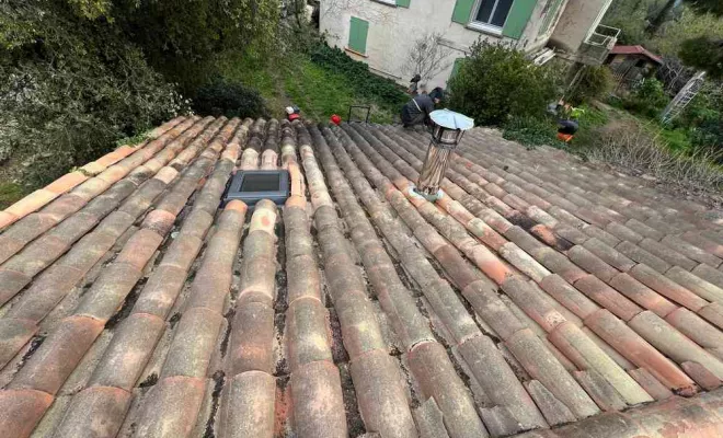 Travaux de couverture, Les Baux-de-Provence, Destrich Toiture
