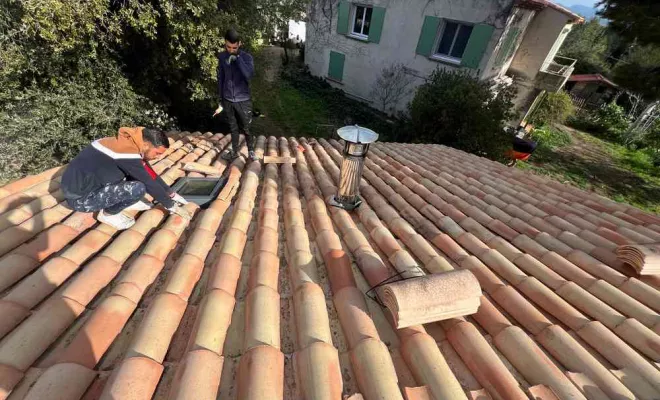 Travaux de couverture, Les Baux-de-Provence, Destrich Toiture